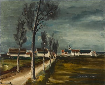 Mauricio de Vlaminck Painting - EL CAMINO EN FLANDES Maurice de Vlaminck